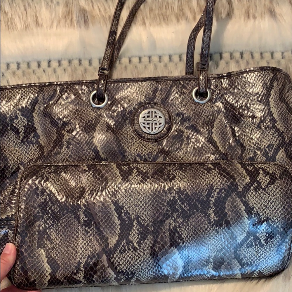 Snake Skin Shoulder Bag
